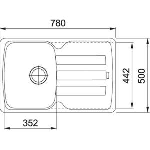 Гранітне миття Franke Antea AZG 611-78 Гранітне миття Franke Antea AZG 611-78