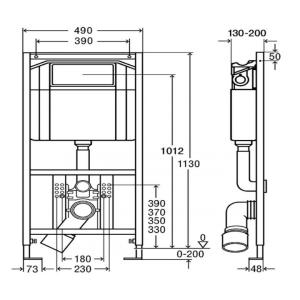 ECO PLUS модуль для унітазу 606664