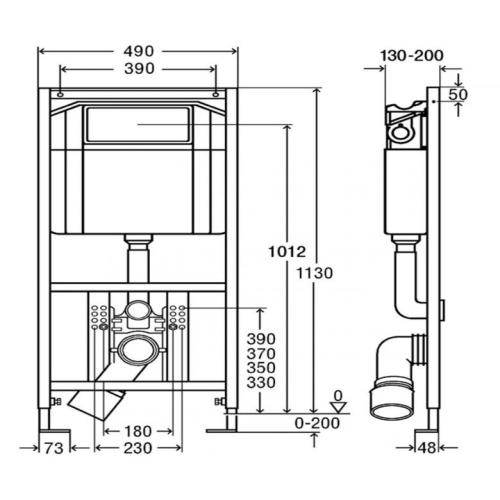 ECO PLUS модуль для унітазу 606664 ECO PLUS модуль для унітазу 606664
