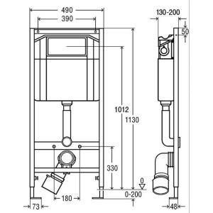 Модуль Eco WC для унітазу 606688 Модуль Eco WC для унітазу 606688
