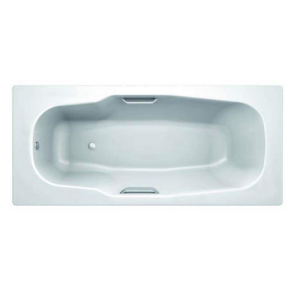 Ванна сталева Koller Pool Atlantica 180x80 B80J8H00E з отворами для ручок