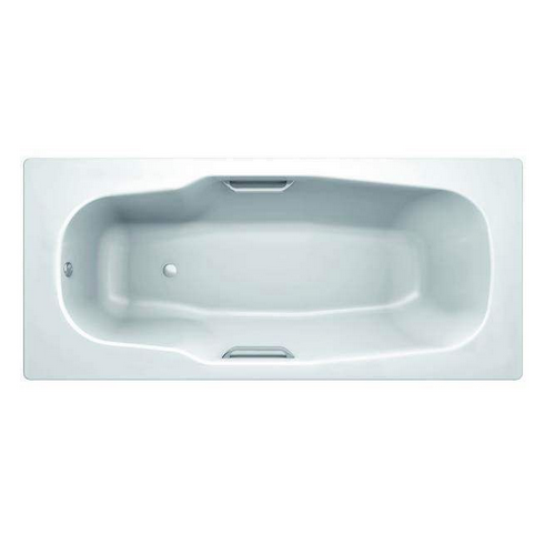 Ванна сталева Koller Pool Atlantica 180x80 B80J8H00E з отворами для ручок