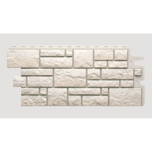 Цокольний сайдинг Docke Burg Weibburg (білий камінь)