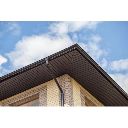 Софіт металевий без перфорації Коричневий 0,4-0,5 мм. Софіт металевий без перфорації Коричневий 0,4-0,5 мм.