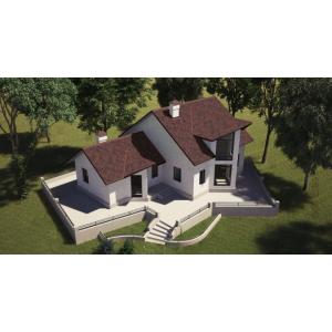 Бітумна черепиця Акваізол Акцент Червона ЕКО Бітумна черепиця Акваізол Акцент Червона ЕКО