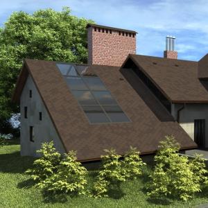 Битумная черепица Акваизол Мозаика Корица