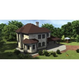 Бітумна черепиця Акваізол Мозайка Гірський каньйон