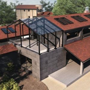 Бітумна черепиця Акваізол Мозайка Вогненна лава Бітумна черепиця Акваізол Мозайка Вогненна лава