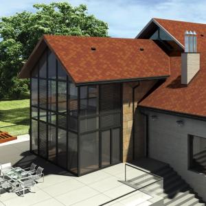 Бітумна черепиця Акваізол Мозайка Терракот