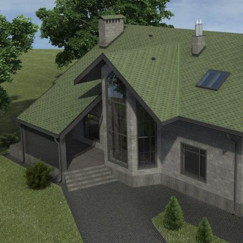 Бітумна черепиця Акваізол Акцент Альпійський луг