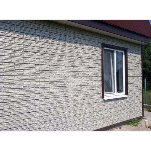 Сайдинг вініловий Пласт Stone House Сланець Світло-Сірий Сайдинг вініловий Пласт Stone House Сланець Світло-Сірий