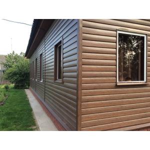 Сайдинг вініловий Пласт Timberblock Дуб Морений Сайдинг вініловий Пласт Timberblock Дуб Морений