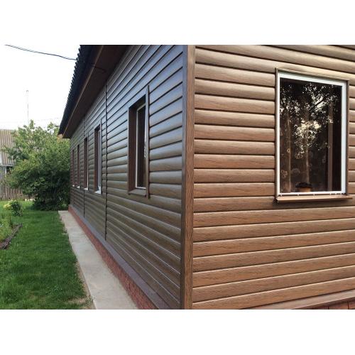 Сайдинг вініловий Пласт Timberblock Дуб Морений Сайдинг вініловий Пласт Timberblock Дуб Морений