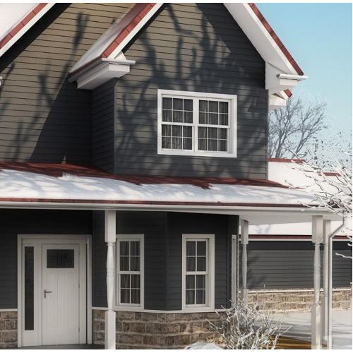 Виниловый сайдинг Kerrafront FS-201 Anthracite