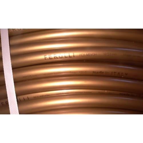 Труба для теплої підлоги Ferroli 16х2.0 PEX-a з кисневим бар'єром Труба для теплої підлоги Ferroli 16х2.0 PEX-a з кисневим бар'єром