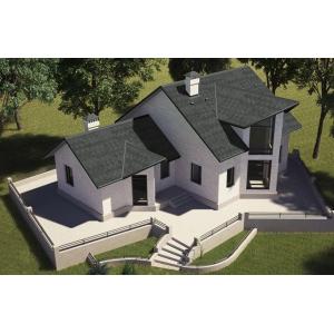 Битумная черепица Акваизол Мозайка Морион