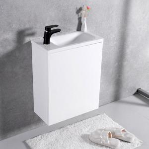 Шкафчик навесной Fancy Marble модель Java 50 с раковиной Linnea 500