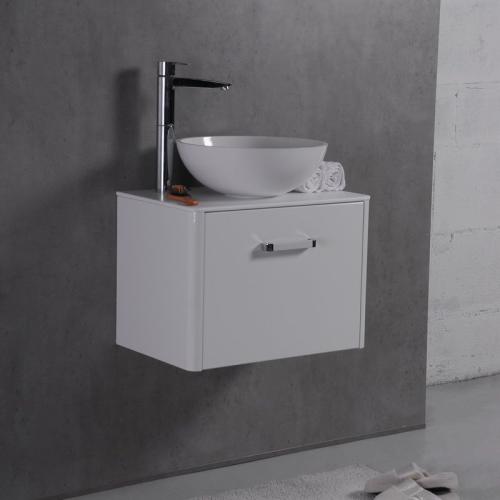 Шкафчик навесной Fancy Marble модель Fiji 60 с раковиной Mona