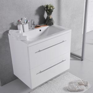 Шафка навісна Fancy Marble модель Goa 80 з раковиною Dallas