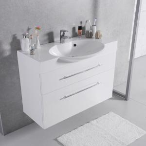 Шкафчик навесной Fancy Marble модель   Sumatra 2 с раковиной Carme 980 C