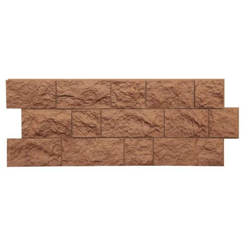 Цокольний сайдинг Docke Fels Terrafels (скеля теракотовий)