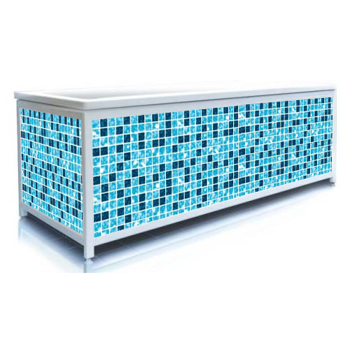 Екран для ванни, ЕЛІТ 150 (квадро блакитний)