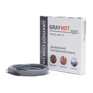 Теплый пол GrayHot двухжильный кабель 1219 Вт