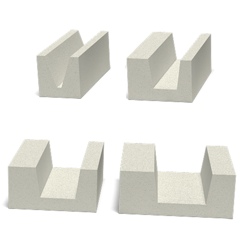 Газоблок Стоунлайт 200х200х500 U-блок