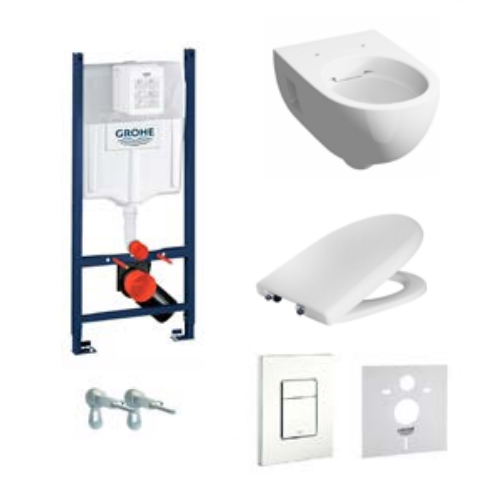 Комплект інсталяції Grohe 333458 + унітаз Keramag
