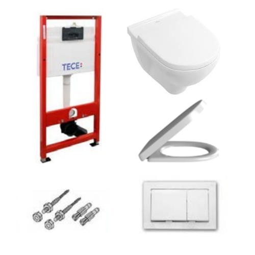 Комплект інсталяції TECE 9.400.000 + унітаз Villeroy&Boch O. Novo