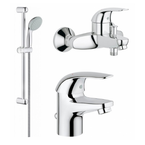 Набор смесителей Grohe EuroEco 123226 (3 в 1)