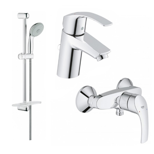 Набір змішувачів Grohe EuroSmart 123244 (3 до 1)