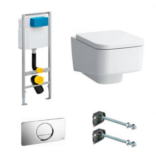 Комплект інсталяції Viega 606688 + унітаз Laufen 8.2096.1