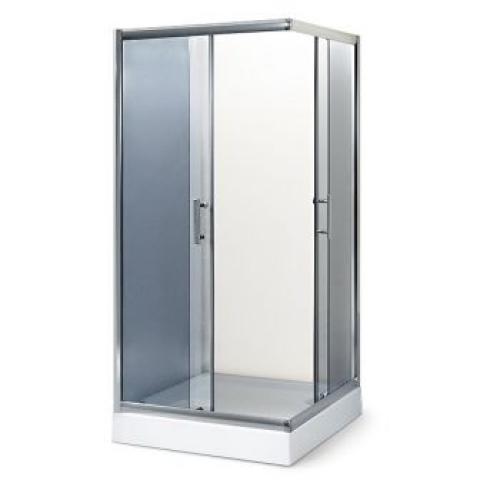 Душова кабіна Sansa SH-90 Профіль - хром, скло - сіре, без малюнка