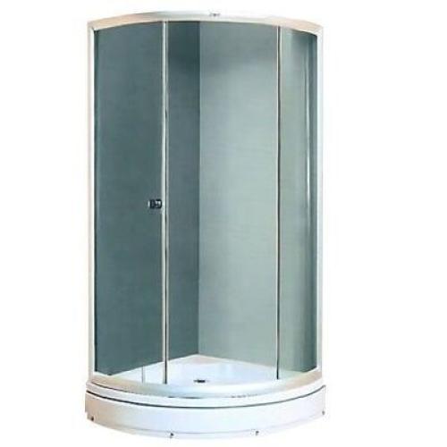 Душевая кабина Miracle XL01-1 Рама - хром, стекло - фабрик чайное