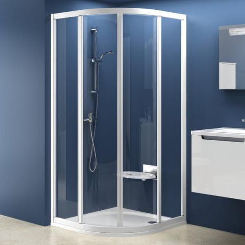 Душевая кабина Ravak Supernova SKCP4 80 Рама: белая, витраж, peаrl