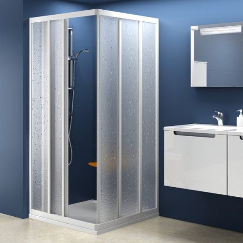Душова кабіна Supernova SRV2-S + SRV2-S Рама: сатин, скло - гартоване прозоре