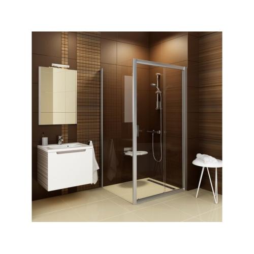 Душова кабіна Blix BLDP2 + BLPS 100 L\R Рама: білий, скло - гартоване прозоре