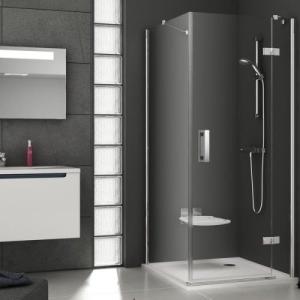 Душова кабіна SmartLine SMSD2 + SMPS 90 Рама - хром, скло - гартоване прозоре