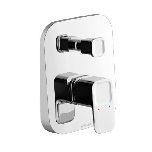 Змішувач прихованого монтажу з перемикачем ванна/душ Ravak 10° TD 061.00