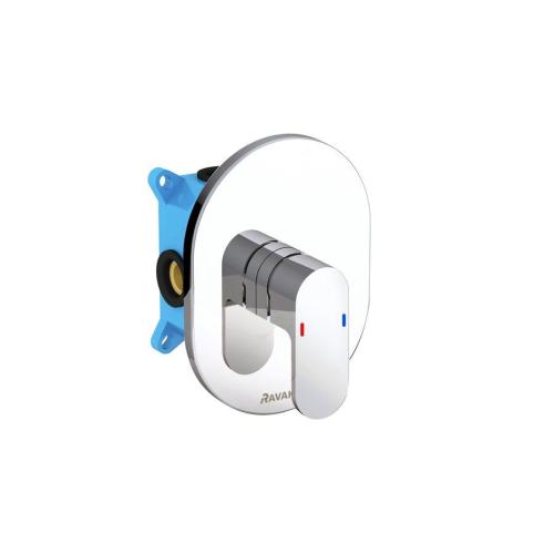 Змішувач прихованого монтажу Ravak Chrome CR.066.00 без перемикача для R-box