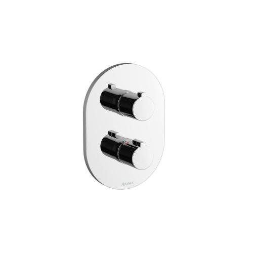 Смеситель скрытого монтажа Ravak Chrome CR 063.00 с переключателем