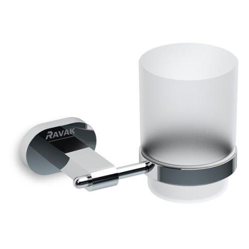 Тримач зі склянкою Ravak Chrome CR 210.00 д/зубних щіток