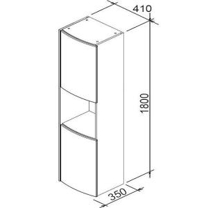 Ravak Пенал навесной Rosa SB Ravak Пенал навесной Rosa SB