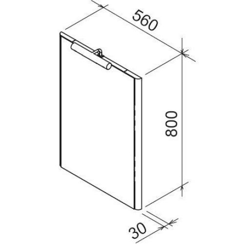Ravak Зеркало навесное Rosa М 560 Ravak Зеркало навесное Rosa М 560