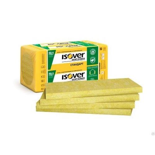 Утеплитель ISOVER Базальтовый (каменная вата) 1200*600*50 мм (2,88 м2)
