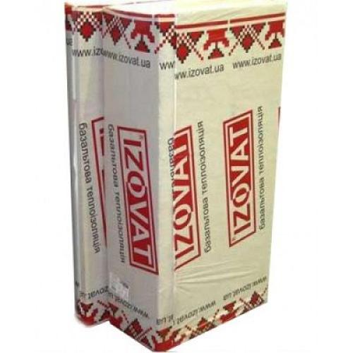 Базальтовий утеплювач IZOVAT 125 1000х600х100мм (1,8м2)