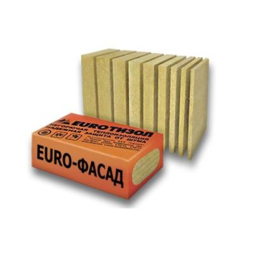 Базальтовий утеплювач Тизол Euro Фасад Універсальний 1000х600х50 мм (3,6 кв.м)