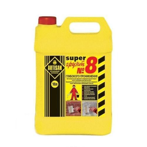 АРТИСАН ґрунт №8 грунтовка глибокого проникнення 10л