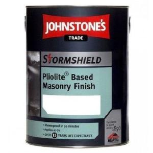 JOHNSTONES Stormshield Pliolite Based Masonry Finish фарба для зовнішніх робіт 5л